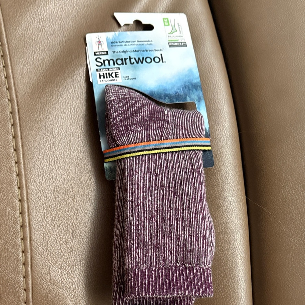 Smartwool Women's Hike Crew Socks - Maroon